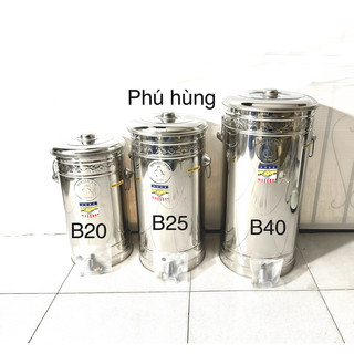 BÌNH ĐỰNG NƯỚC INOX 304 CAO CẤP, HÀNG LOẠI 1 CHÍNH HÃNG, ĐỦ SiZE (Không kèm phần lọc)