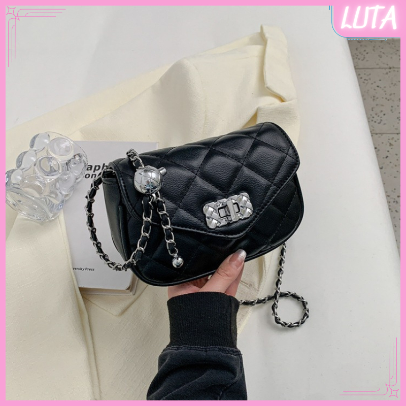 Túi Xách Nữ Đeo Chéo Hàn Quốc Dây Chuông Ô Trám