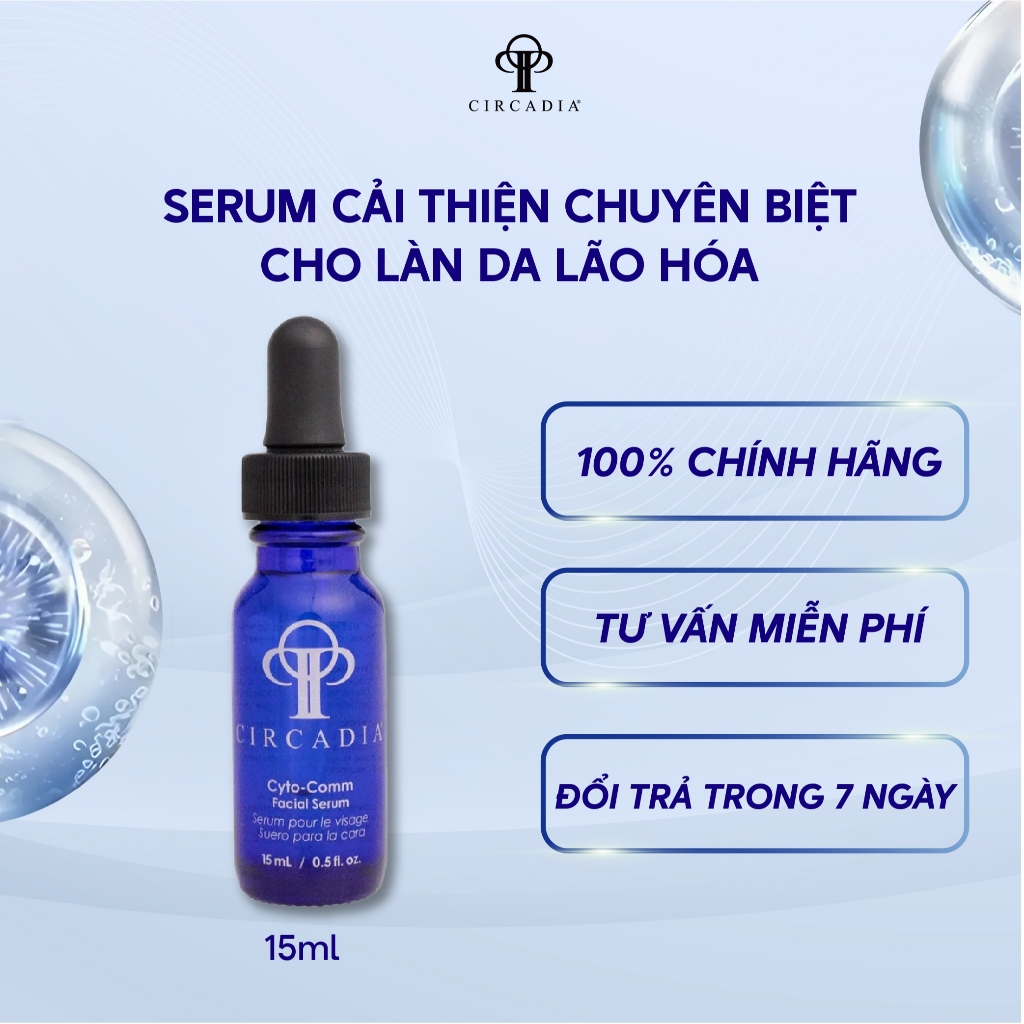 [Circadia] Dưỡng chất Cyto-Comm Facial Serum cải thiện làn da trẻ trung cho mọi tuýp da 15ml
