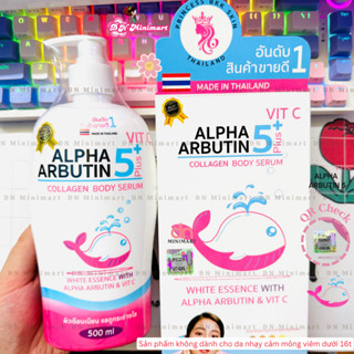 Dưỡng thể Alpha Arbutin 5 Plus VITC Princess BKK Skin body 500ml