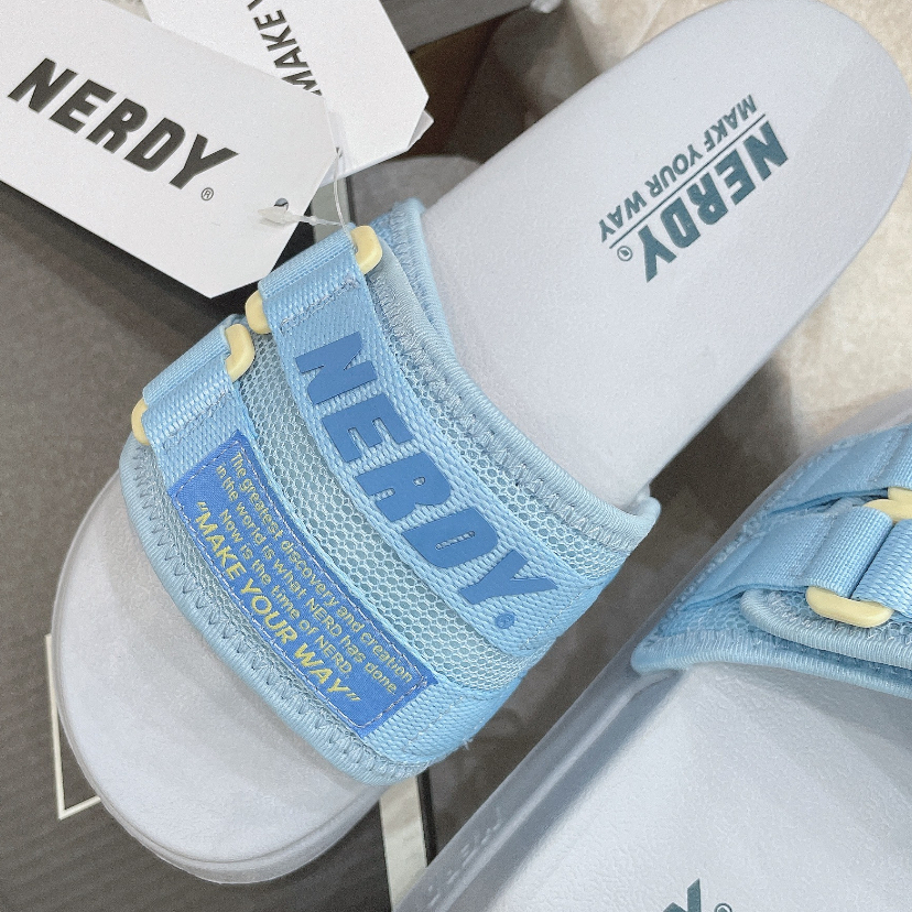 [CHÍNH HÃNG] Dép NERDY QUAI NGANG VẢI - BLUE LIGHT - CODE : PNEU21AEO11403