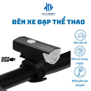  Đèn Pha Đèn Led Gắn Trước Xe Đạp + Sạc USB Siêu Sáng Đen Led Xe Đạp Thể Thao Hiện Đại Nhỏ Gọn Tiện Lợi 