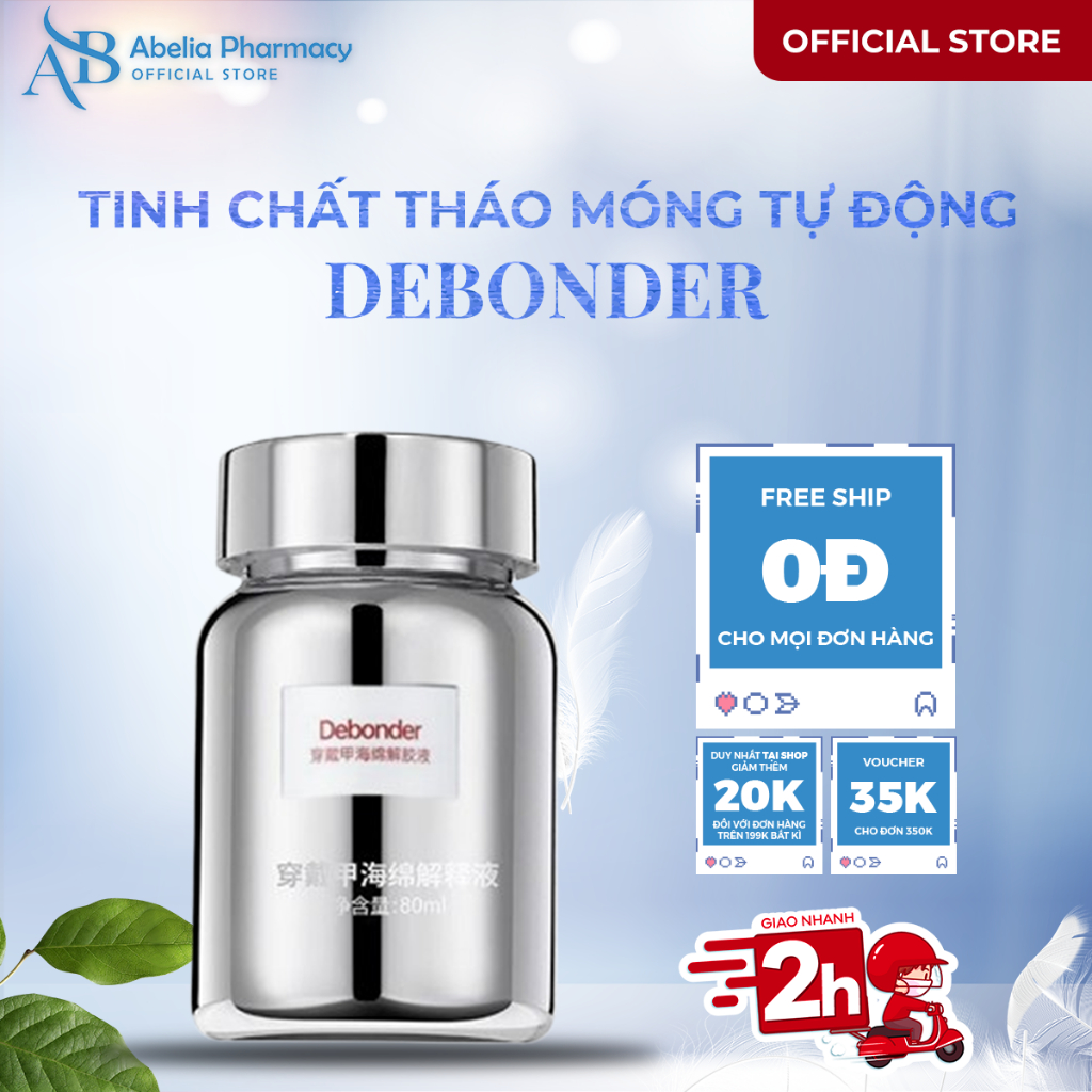 Sủi Tháo Móng Tự Động DEBONDER 100ml – Tinh chất DEBONDER sủi móng nhanh, không đau, an toàn cho nhi