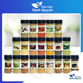 30 loại bột gia vị nấu ăn nhà bếp nguyên chất (Gia vị tẩm ướp, tạo màu) - Thảo Dược Hạnh Nguyên