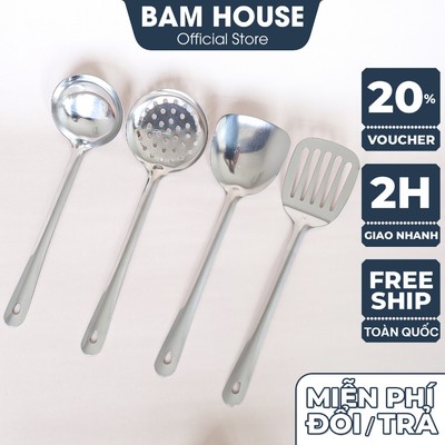 Vá sạn inox Bam House cán bầu dày trắng cao cấp VSBD06