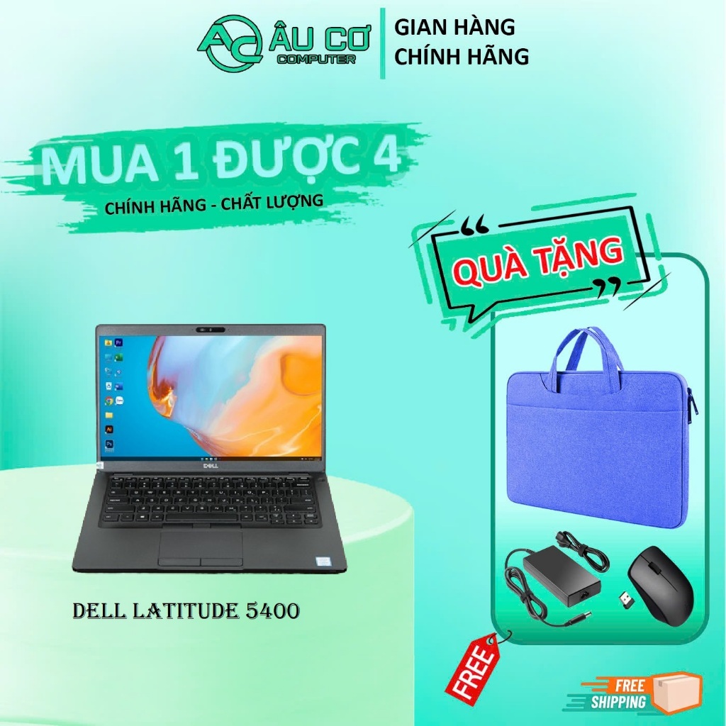 Laptop Dell LATITUDE 5400 Core i5 8365U ram 8GB ssd 256GB màn hình FHD 14 inch