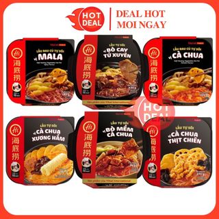  Lẩu Rau Củ Tự Sôi HAIDILAO Đủ Vị Thịt Bò Xương Hầm Mala Rau Củ Đủ Vị 