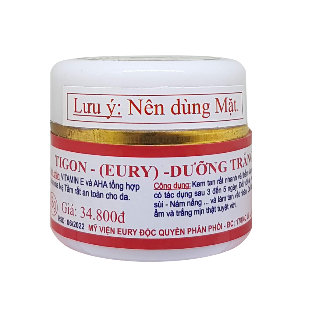 KEM DƯỠNG TRẮNG DA TIGON 18G