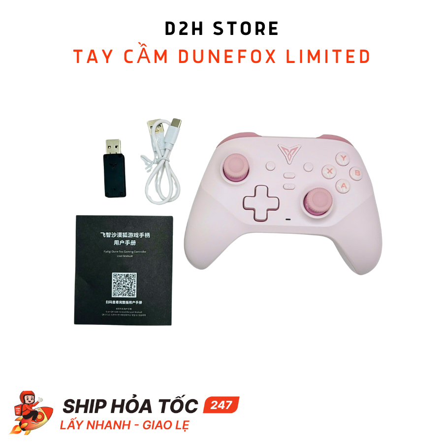 [BH 12Th 1 Đổi 1] Tay Cầm Chơi Game Flydigi Dune Fox Chính Hãng, Hỗ Trợ PC/Laptop/Smart Phone/Switch | BigBuy360 - bigbuy360.vn