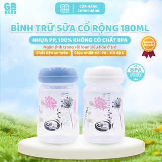   Bộ 3 bình  Bình Trữ Sữa Cổ Rộng 180ml dùng cho máy hút sữa Gbbaby Spectra Avent Fatz Rozabi Cimilre BioHealth 
