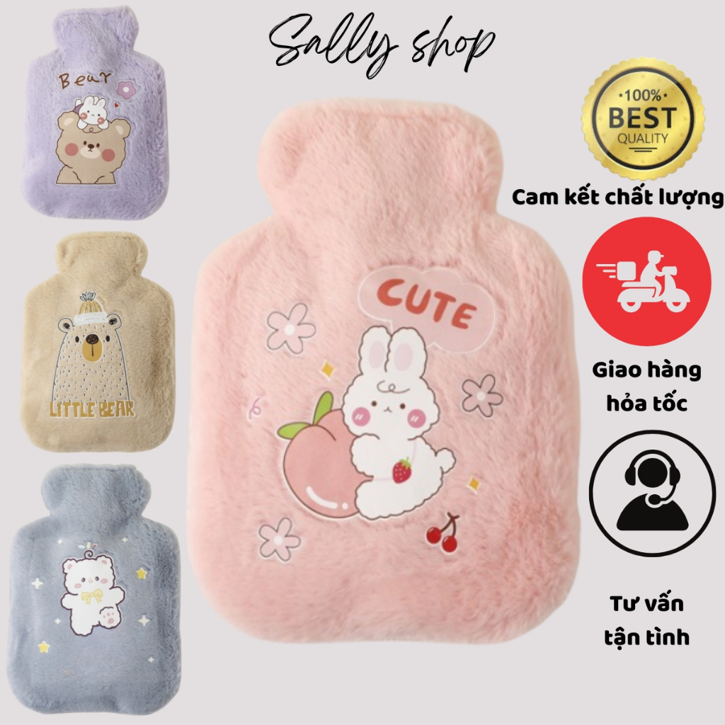 Túi Chườm Giữ Nhiệt Nóng Lạnh Nhiều Mẫu Dễ Thương Tiện Lợi 03-TL -PTK Shop