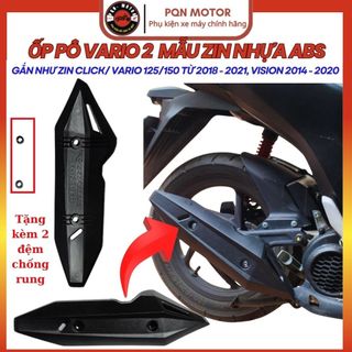 Ốp Pô Vario / Click 2018 - 2021 Gắn cho các dòng Click/Vario và Vision 2014 – 2020 Nhựa ABS