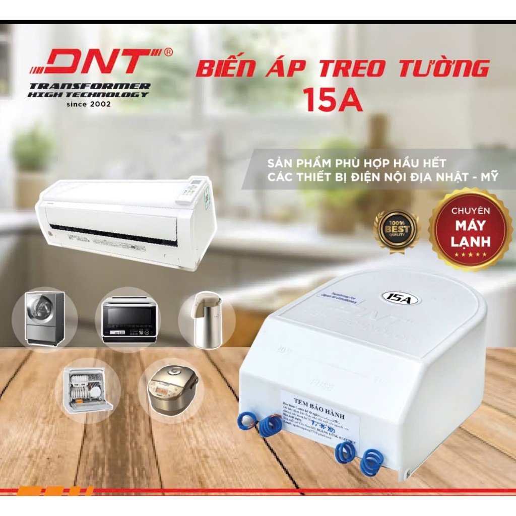 BIẾN ÁP DNT 15A  - 220v ra 110v