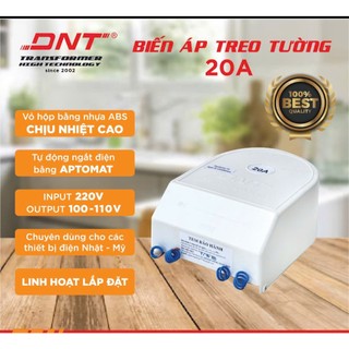 Biến áp DNT 20A  - 220v RA  110v