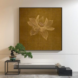  Tranh hoa sen trang trí phòng thờ tranh in trên vải canvas kích thước theo yêu cầu tranh phòng trà tranh phòng khách 