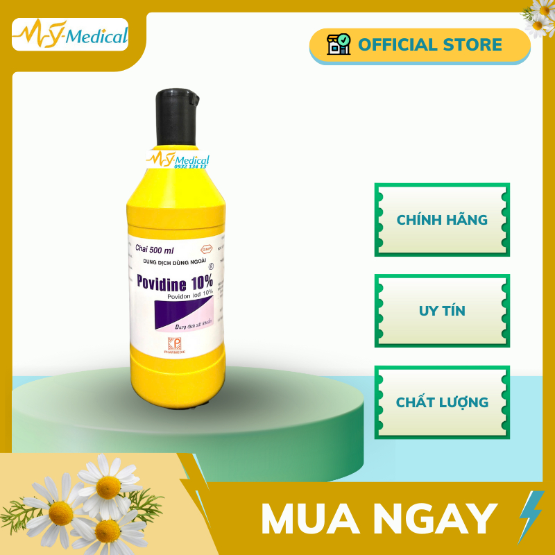 Dung dịch sát khuẩn Povidine 20ml 90ml 500ml