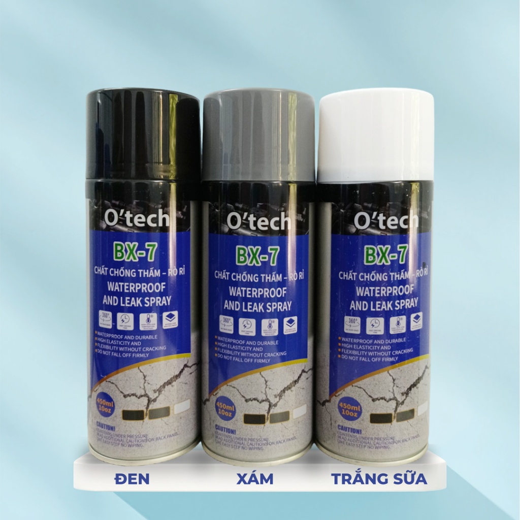 BX-7 chai xịt chống hút - thất thoát (450 ml) O'tech