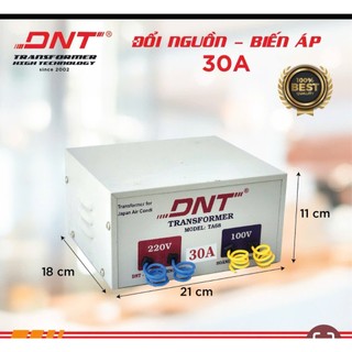 Biến áp DNT 30A 220v ra 100v