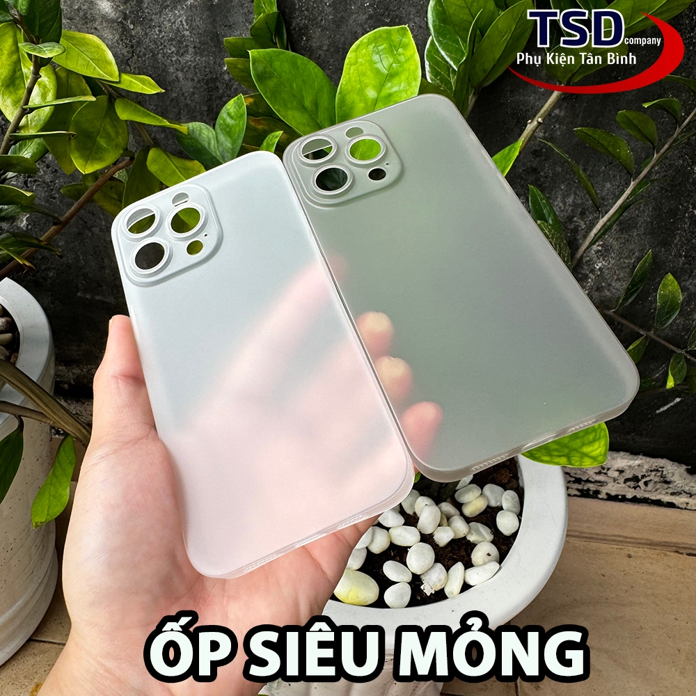 Ốp Lưng iPhone Trong Nhám UniBody Siêu Mỏng