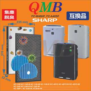Màng Lọc HEPA SHARP KC-W45 KC-W45Y KC-450 KC-450Y3 KC-Y45 KC-45Y2 KC-Z40 KC-Z45 KC-40P1 KC-A40 KC-B40 FZ-W45HF FZ-A40SF