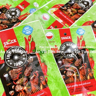 Snack Thịt Nướng Tảng Làm Từ Bột Mì, Que Cay Tuổi Thơ, đồ ăn vặt, Ăn vặt Tiến Béo