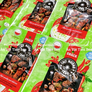 Snack Thịt Nướng Tảng Làm Từ Bột Mì, Que Cay Tuổi Thơ, đồ ăn vặt, Ăn vặt Tiến Béo