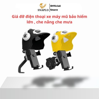 Giá Đỡ Điện Thoại Gắn Xe Máy có Mũ Bảo Hiểm SNAPLO Kẹp Điện Thoại Gắn Chân Gương Xe Máy che mưa che nắng