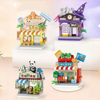 Bộ đồ chơi lắp ráp khối xây dựng LOZ mô hình Mini Cửa hàng tiện lợi