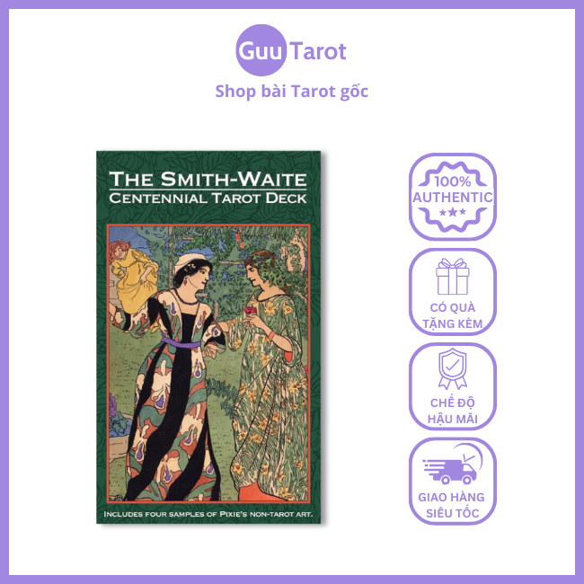 Bộ Bài Smith Waite Centennial Tarot Deck (Guu Tarot Shop)