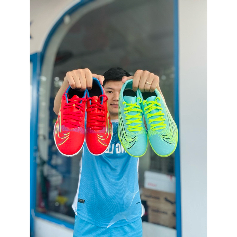 Giày Bóng Đá Vaporrr 14 Aca VN Đế Đệm , Khâu Đế