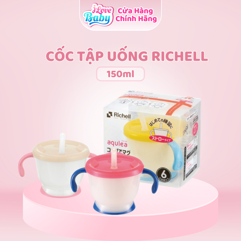 CỐC TẬP UỐNG 3 GIAI ĐOẠN RICHELL 150ml