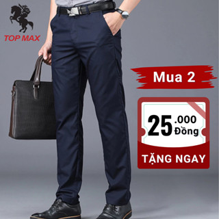 Quần KaKi Công Sở TOPMAX, Quần Nam Kaki Co Giãn, Mềm, Mịn, Đẹp, Không Nhăn ( Có Cả Big Size )