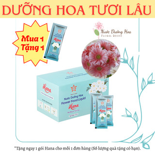   FREESHIP   50 gói  Dưỡng hoa tươi lâu Hana - dưỡng hoa nở đẹp lâu tàn không hôi nước suốt hơn 15 ngày 