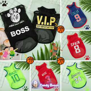 Áo Lưới Chó Mèo Bộ Sản Phẩm Thể Thao Bóng Rổ Ngộ Nghĩnh Nhiều Màu Sắc Cho Thú Cưng