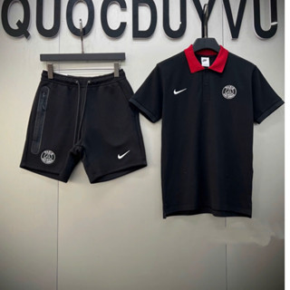  Bộ quần áo Polo Hè Thể thao nam hàng Quảng Châu Cổ BẺ Đứng Logo Thêu cực Đẹp , Set Cộc tay Polo Nam Bóng Đá Siêu Chất