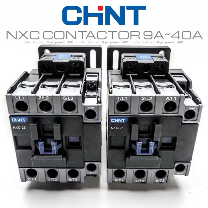Khởi Động Từ - Contactor Chint NXC 9/12/18/22/25/32/35/38/40A (Chint NXC Contactor)