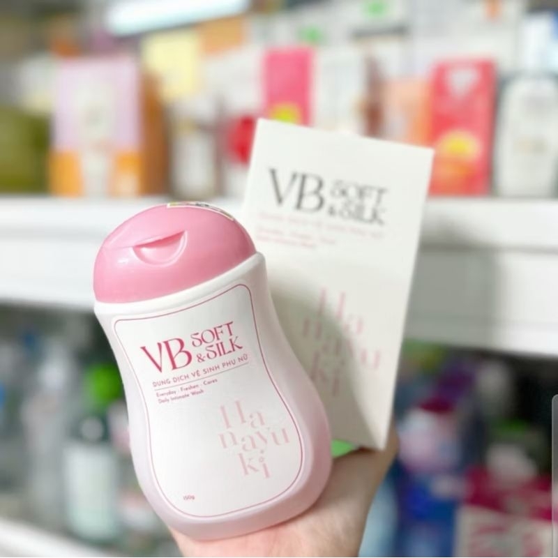 Dung Dịch Vệ Sinh Hana Hồng _ VB Soft Silk 150ml (mẫu mới)