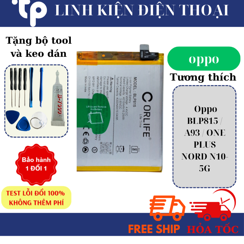 Pin Oppo BLP815 / A93 / ONE PLUS NORD N10-5G (Tặng Keo và Bộ Sửa)
