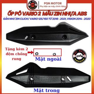 Ốp Pô Vario / Click 2018 - 2021 Gắn cho các dòng Click/Vario và Vision 2014 – 2020 Nhựa ABS