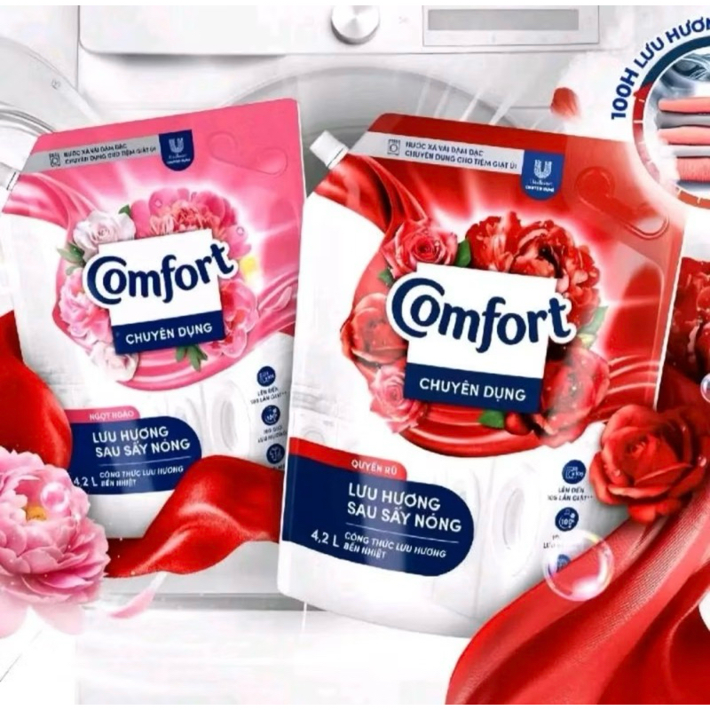 Nước Xả Vải Comfort Chuyên Dụng Đậm Đặc Hương Quyến Rũ/Ngọt Ngào 4.2 lít
