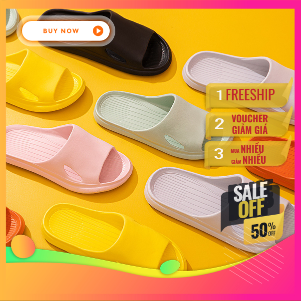 [SG-C59][Có sẵn] Dép Đi Trong Nhà Tắm Mịn Màng Chống Trượt Nhẹ Cho Nam Nữ Saigon Fashion