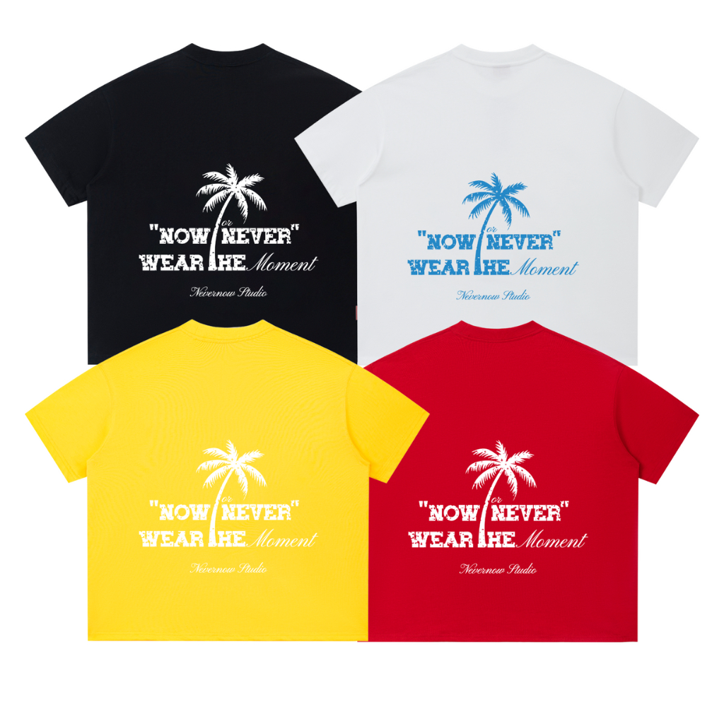 Áo Thun BOXY Nevernow Local Brand Palm Tree Boxy Tee Cotton Unisex  - TN02
