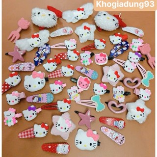 Set 50 Kẹp Tóc Mèo Hellokitty cho bé gái siêu dễ thương phong cách hàn quốc - Combo,Vỉ 50 kẹp tóc Hello Kitty kute