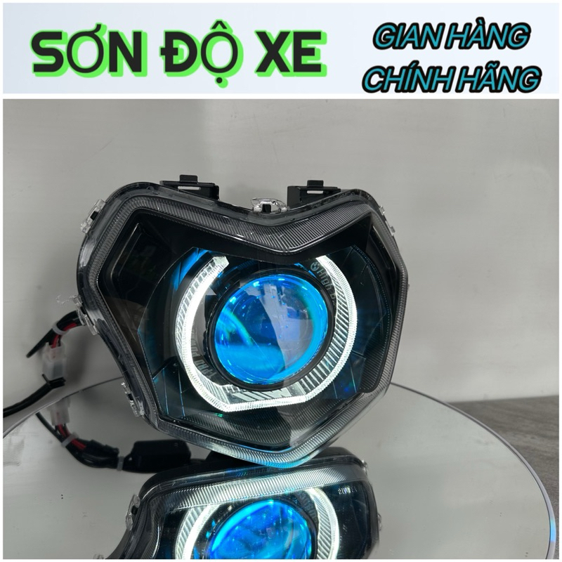 Pha Đèn Xe Lead 125  2017-2025 Bi Cầu E11+ Công Xuất 65W Bi Đổi Màu Qua AppTặng Kèm Mạch Pasing Và B