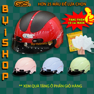 HƠN 30 MÀU Nón GRS A102 Mũ bảo hiểm nửa đầu 1/2 chính hãng - Nón sơn tĩnh điện GRS 102 acer siêu bền màu