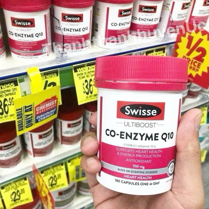 Viên uống bổ tim Swisse Ultiboost Co Enzyme Q10 150mg