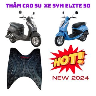 Thảm lót sàn xe, thảm xe Sym Elite 50, Xe Học Sinh, Hàng nhập khẩu
