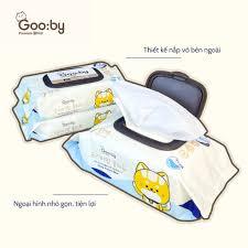 Combo 3 khăn ướt moony trắng/ pigion/ gooby 60 tờ  Natural-Nội Địa Nhật 50 tờ không mùi