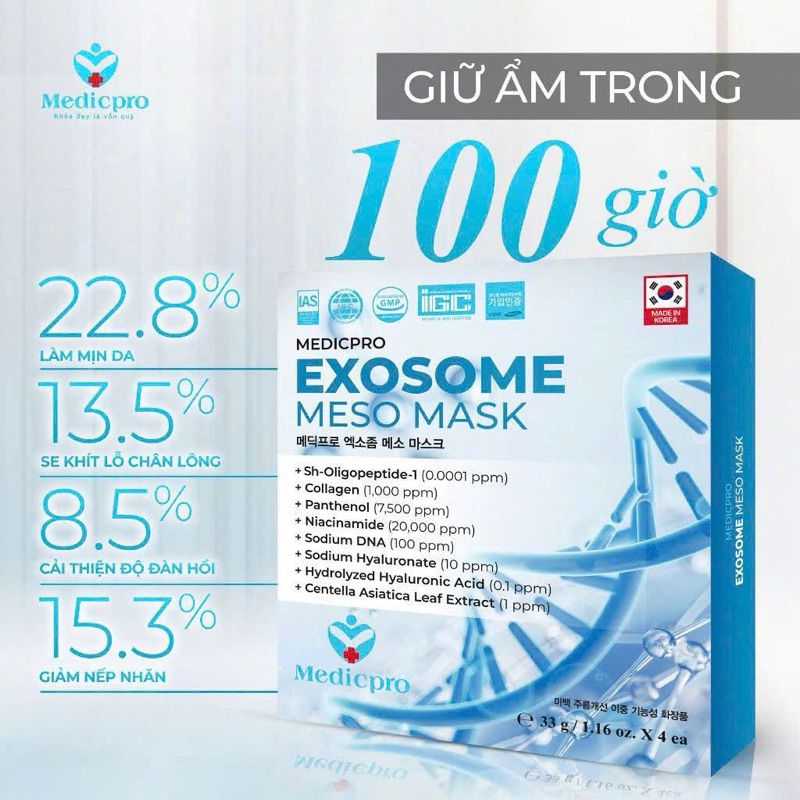 NẠ MESO THẠCH EXOSOME HÀN QUỐC