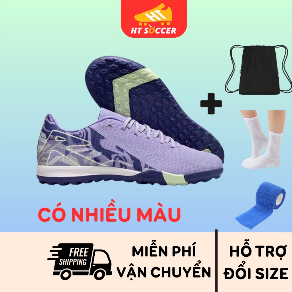 Giày Bóng Đá Vapô 16 Academy Loại Đẹp Nhẹ Mềm Êm Tặng Tất, Túi, Băng Cuốn, Hộp được Bảo hành keo đế trọn đời.